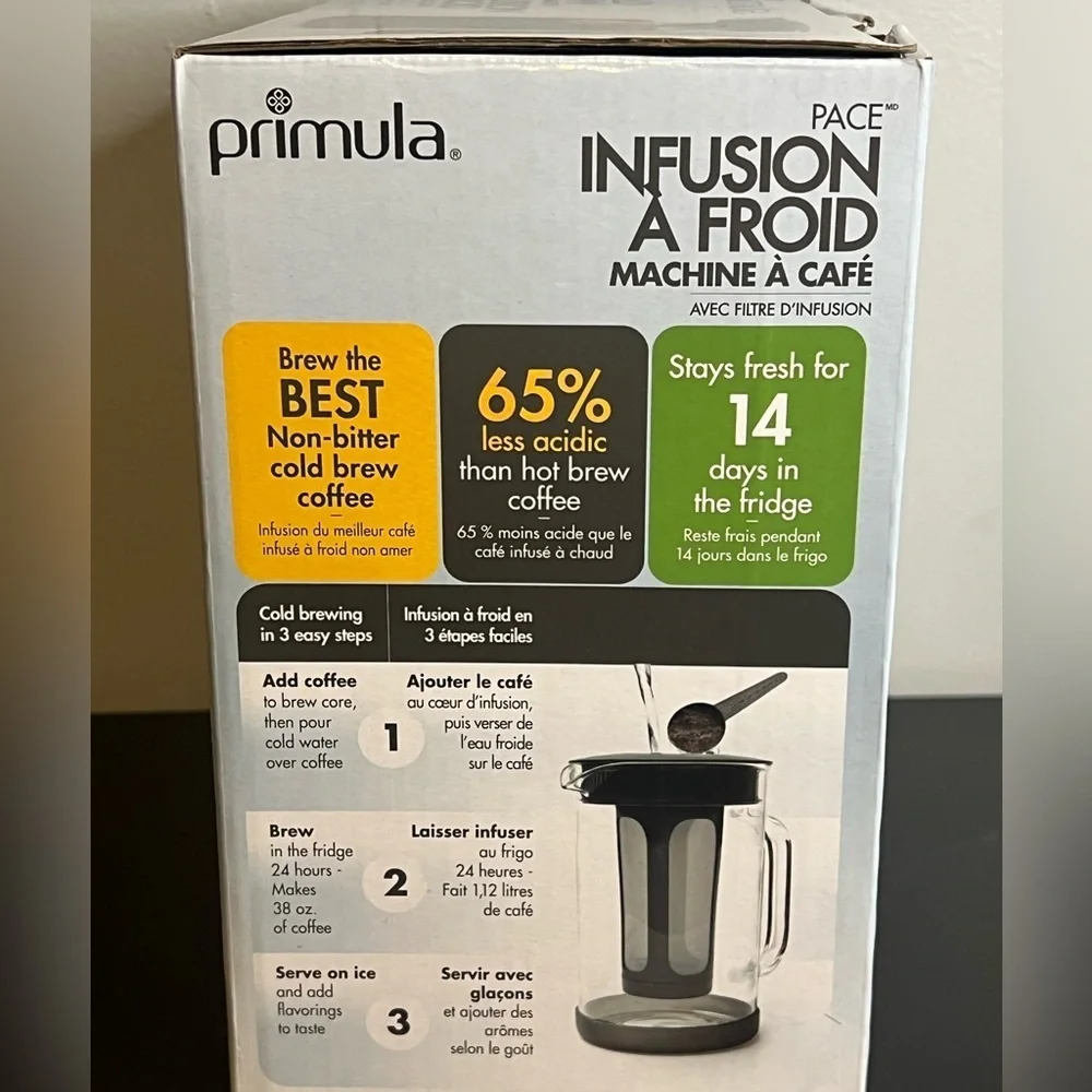 Primula cold brew coffee maker.